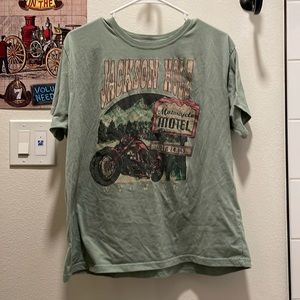 Green Motorcycle Shirt